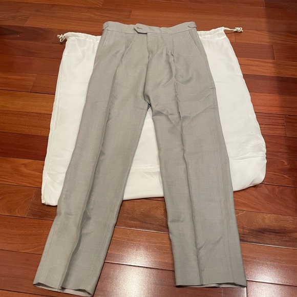 Men's Classic Dress Pants in Light Gray